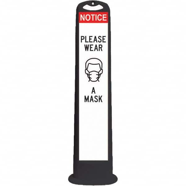 PRO-SAFE - Traffic Barrels, Delineators & Posts Type: Vertical Panel Material: HDPE - Americas Industrial Supply