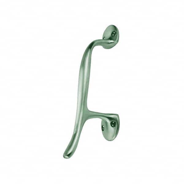 Made in USA - 8-7/8" Long x 2-1/16" Wide, Brass Door Pull - Americas Industrial Supply