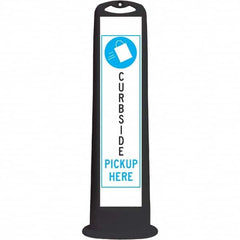 PRO-SAFE - Traffic Barrels, Delineators & Posts Type: Vertical Panel Material: HDPE - Americas Industrial Supply