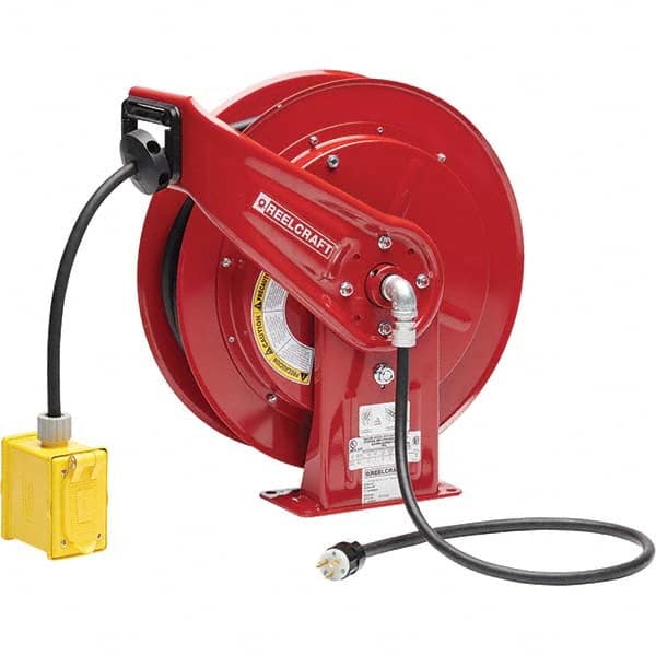 Reelcraft - Cord & Cable Reels End Type: Duplex Box Cable Length (Feet): 100 - Americas Industrial Supply