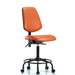 Task Chair: Vinyl, Orange Kist