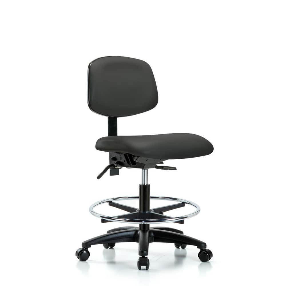 Task Chair: Vinyl, Charcoal