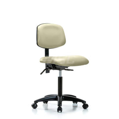 Task Chair: Vinyl, Adobe White