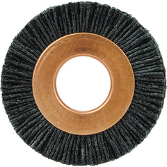 1 1/2″ Diameter - Small Diameter Wheel Brush - 0.026″/120 Grit - 1/2″ Arbor - Americas Industrial Supply
