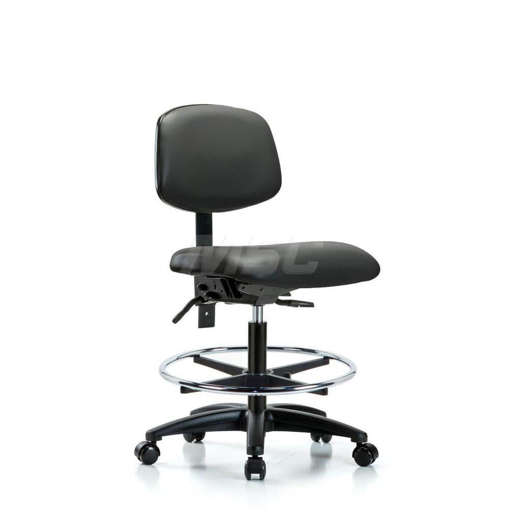 Task Chair: Vinyl, Carbon