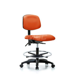 Task Chair: Vinyl, Orange Kist