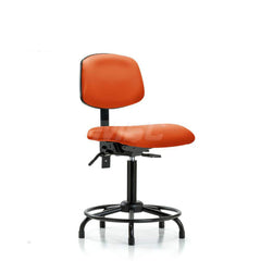 Task Chair: Vinyl, Orange Kist