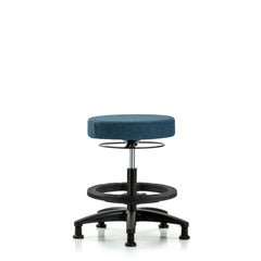 Adjustable Height Swivel Stool: Olefin, 24″ Seat Width, 24″ Seat Depth Round Height