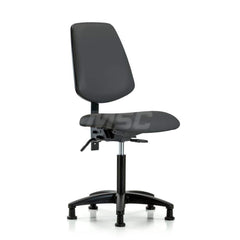 Task Chair: Vinyl, Charcoal