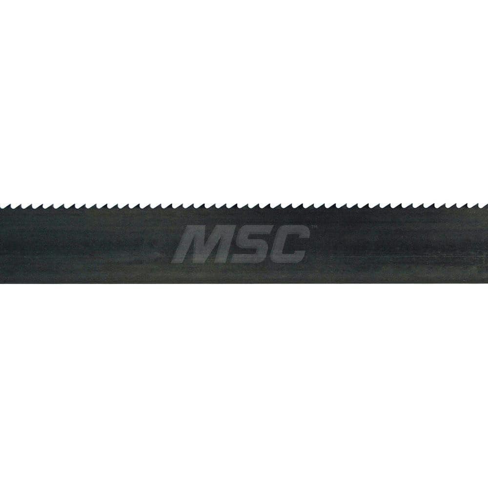 Welded Bandsaw Blade: 7' 9-1/2″ Long, 1/2″ Wide, 0.025″ Thick, 4 TPI Carbon Steel, Toothed Edge