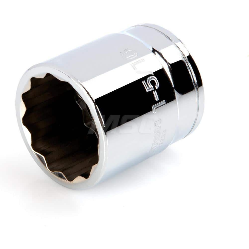 Hand Socket: 1/2″ Drive, 1-5/16″ Socket, 12-Point Chrome-Plated & Polished