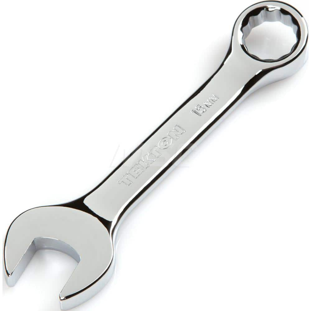 Combination Wrench: Chrome, Chrome-Plated