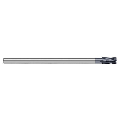 ‎End Mills - Reduced Shank End Mills - 0.7500″ (3/4″) Cutter Diameter × 0.0300″ Radius × 1.1250″ (1-1/8″) Length of Cut Carbide Reduce Shank Corner Radius End Mill, 4 Flutes, AlTiN Coated - Exact Industrial Supply