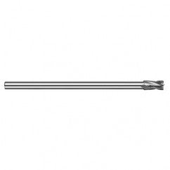 End Mills - Reduced Shank End Mills - 0.1562″ (5/32″) Cutter Diameter × 0.0100″ Radius × 0.2340″ (15/64″) Length of Cut Carbide Reduce Shank Corner Radius End Mill, 4 Flutes - Americas Industrial Supply