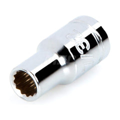 Hand Socket: 1/4″ Drive, 7/32″ Socket, 12-Point Chrome-Plated & Polished