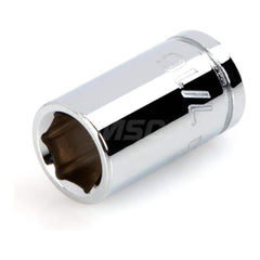 Hand Socket: 3/8″ Drive, 7/16″ Socket, 6-Point Chrome-Plated & Polished