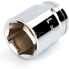 Hand Socket: 1/2″ Drive, 1-1/8″ Socket, 6-Point Chrome-Plated & Polished