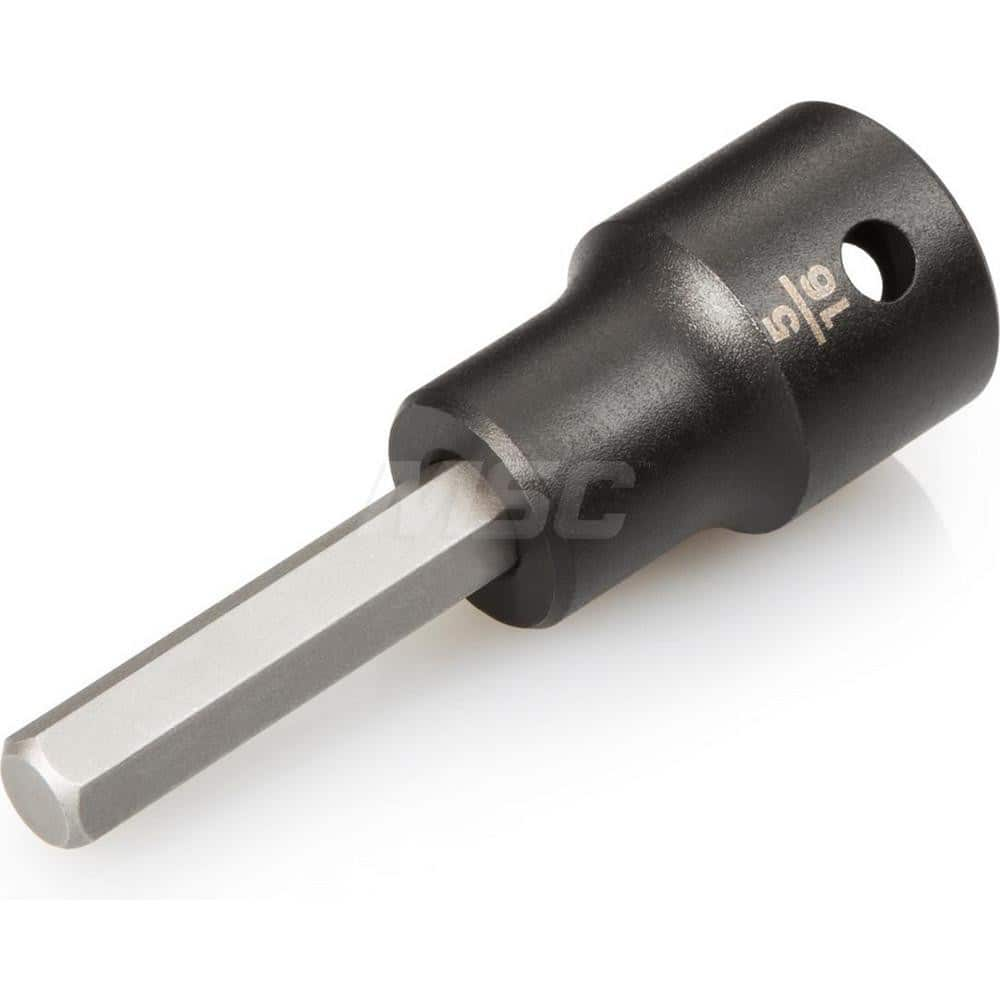 1/2 Inch Drive x 5/16 Inch Hex Impact Bit Socket