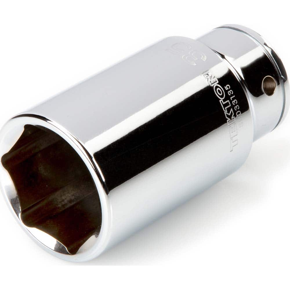 Hand Socket: 3/4″ Drive, 35 mm Socket, 6-Point Chrome-Plated & Polished