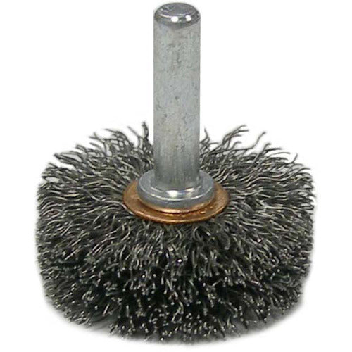 1-1/2″ Stem-Mounted Crimped Wire Wheel, .0118″ Steel Fill, 1/4″ Stem - Americas Industrial Supply