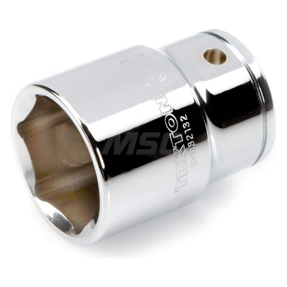 Hand Socket: 3/4″ Drive, 32 mm Socket, 6-Point Chrome-Plated & Polished