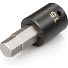 1/2 Inch Drive x 15 mm Hex Impact Bit Socket