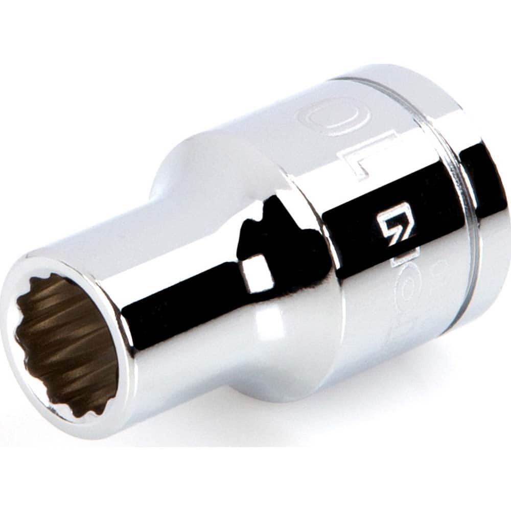 Hand Socket: 1/2″ Drive, 10 mm Socket, 12-Point Chrome-Plated & Polished