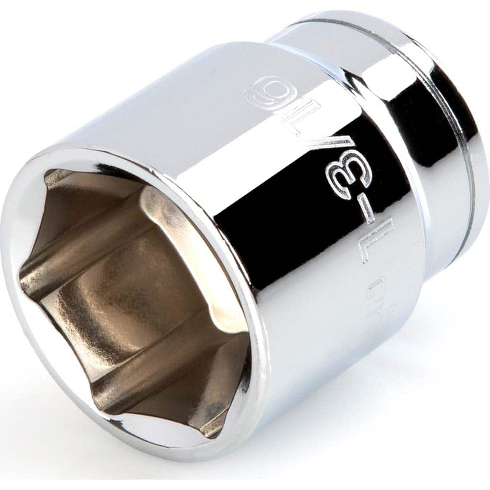 Hand Socket: 1/2″ Drive, 1-3/16″ Socket, 6-Point Chrome-Plated & Polished