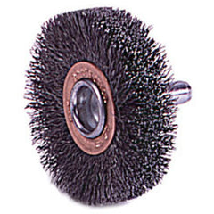 2″ Diameter - Crimped Steel Wire Confle x Brush - Americas Industrial Supply