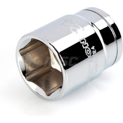 Hand Socket: 1/2″ Drive, 24 mm Socket, 6-Point Chrome-Plated & Polished