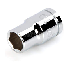 Hand Socket: 3/8″ Drive, 10 mm Socket, 6-Point Chrome-Plated & Polished