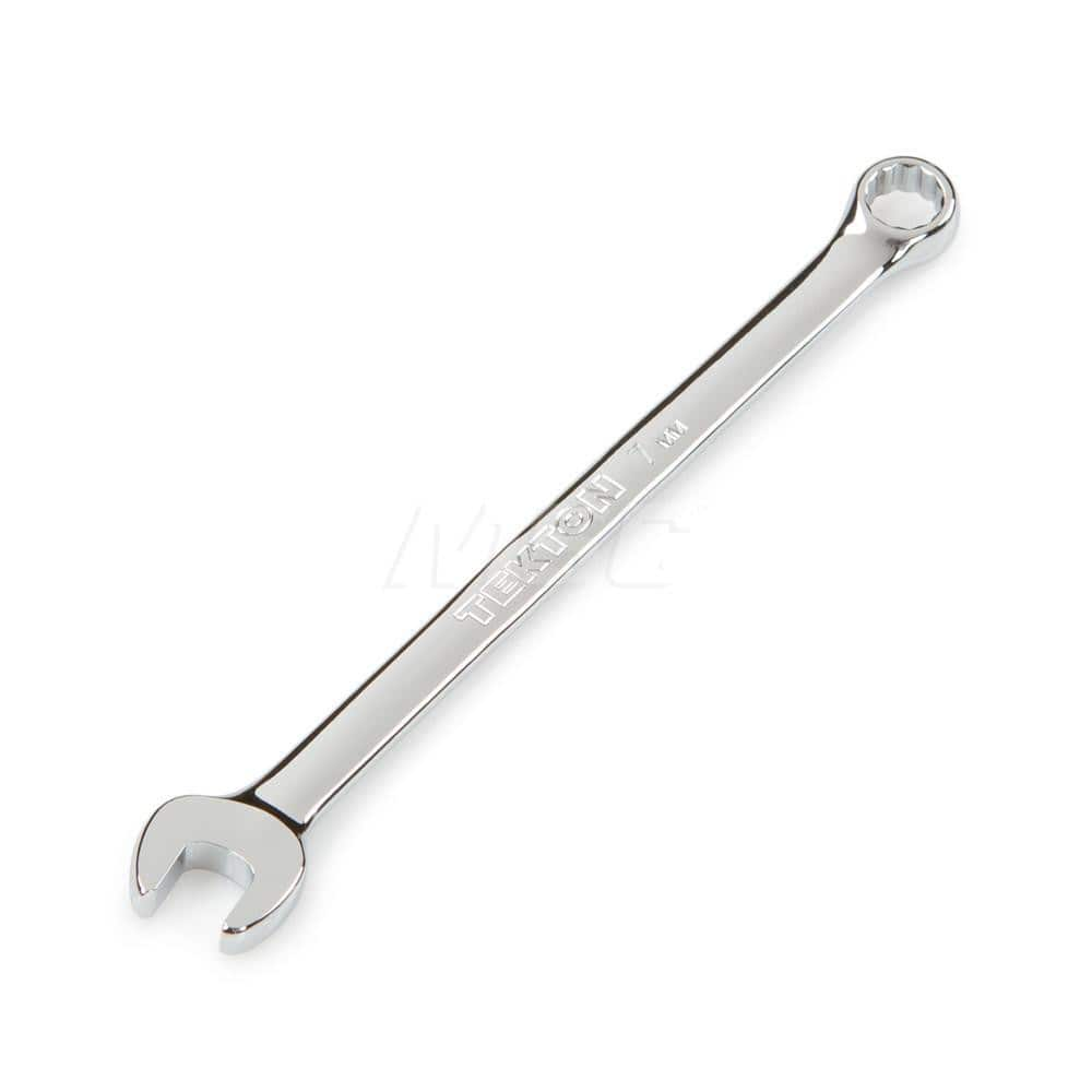 Combination Wrench: Chrome, Chrome-Plated