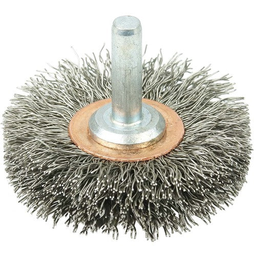 2″ Diameter - Crimped Stainless Confle x Brush - Americas Industrial Supply