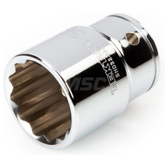 Hand Socket: 3/4″ Drive, 32 mm Socket, 12-Point Chrome-Plated & Polished