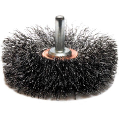 3″ Diameter - Crimped Steel Wire Confle x Brush - Americas Industrial Supply