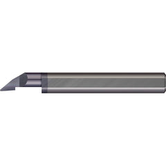 Profiling Tools; Minimum Bore Diameter (Decimal Inch): 0.1100; Maximum Bore Depth (Decimal Inch): 0.4000; Radius: 0.0050; Overall Length (Decimal Inch): 1-1/2; Shank Diameter (Inch): 1/8; Projection: Projection; Finish/Coating: AlTiN; Projection (Decimal