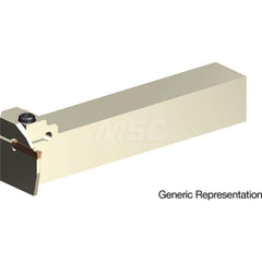 Indexable Cutoff Toolholder: 14 mm Max Depth of Cut, 28 mm Max Workpiece Dia, Right Hand 25 mm Shank Height, 25 mm Shank Width, Uses GCMN Inserts, Series GND