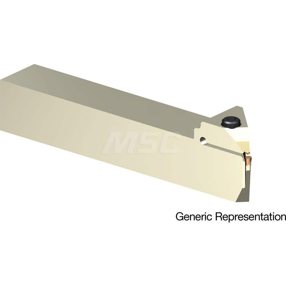 Indexable Cutoff Toolholder: 3 mm Max Depth of Cut, Left Hand 25 mm Shank Height, 25 mm Shank Width, Uses GCMN Inserts, Series GND