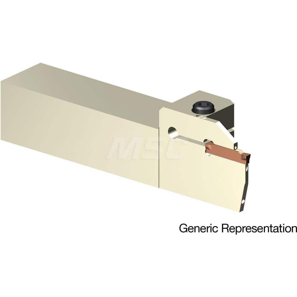 Indexable Cutoff Toolholder: 1″ Max Depth of Cut, 2″ Max Workpiece Dia, Left Hand 3/4″ Shank Height, 3/4″ Shank Width, Uses GCMN Inserts, Series GND