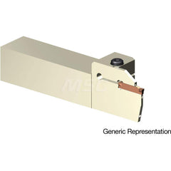 Indexable Cutoff Toolholder: 3/4″ Max Depth of Cut, 1-1/2″ Max Workpiece Dia, Left Hand 1″ Shank Height, 1″ Shank Width, Uses GCMN Inserts, Series GND