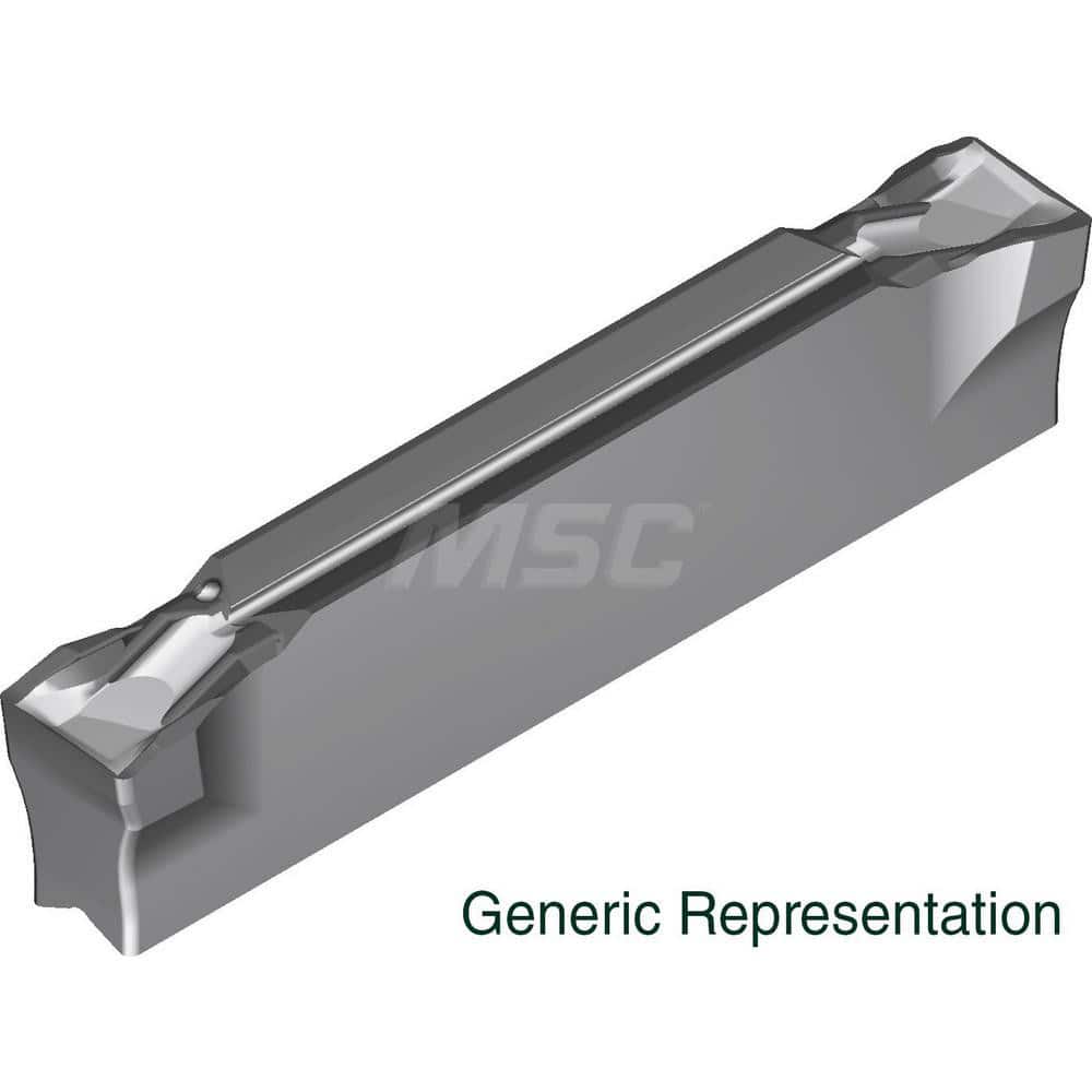 Grooving Insert: GCM3002CG AC8025P, Solid Carbide Absotech Finish, Left Hand, 3 mm Cutting Width, 20 mm Max Depth, Series GND