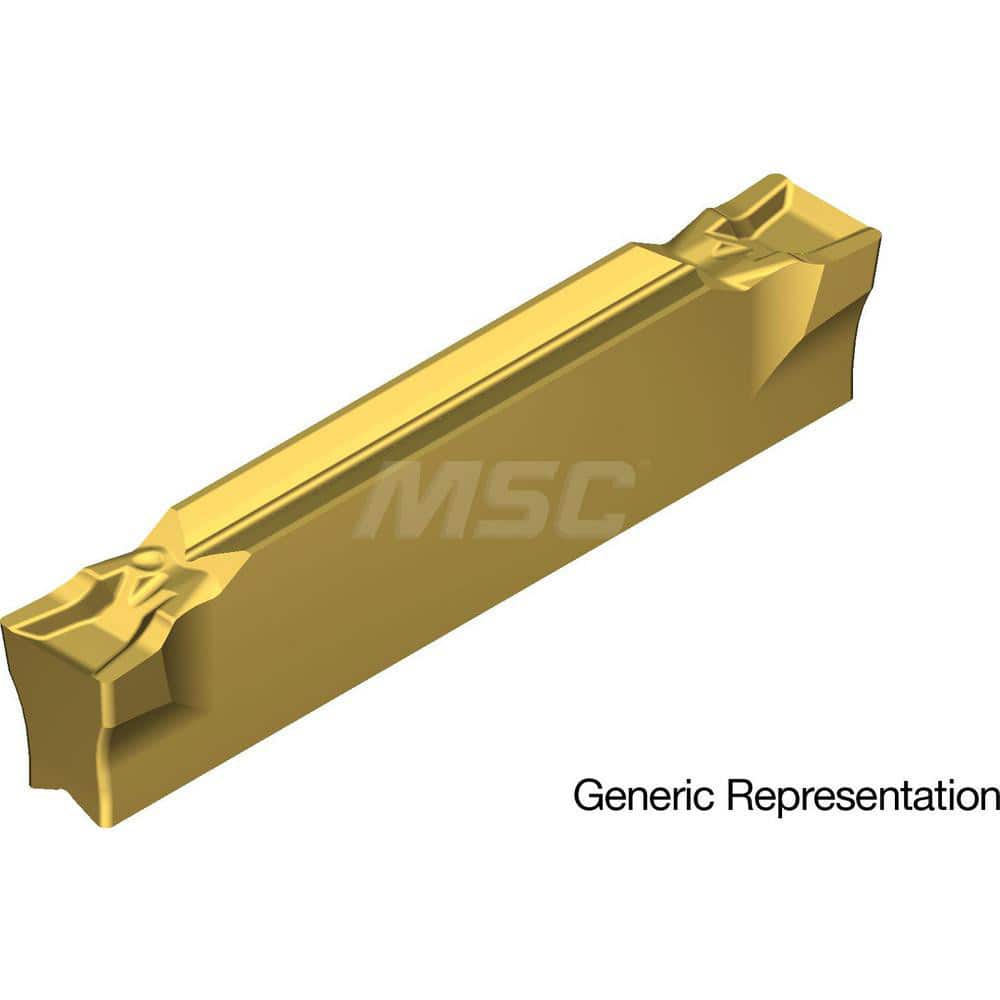 Grooving Insert: GCM5002GF AC830P, Solid Carbide Super FF Finish, Neutral, 5 mm Cutting Width, 25 mm Max Depth, Series GND