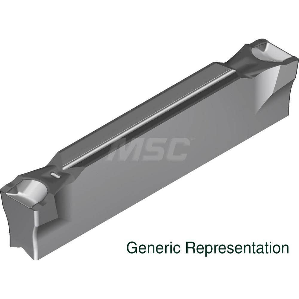 Grooving Insert: GCM3125GL AC8025P, Solid Carbide Absotech Finish, Neutral, 0.709″ Max Depth, Series GND