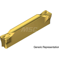 Grooving Insert: GCM7008MG AC830P, Solid Carbide Super FF Finish, Neutral, 7 mm Cutting Width, 25 mm Max Depth, Series GND