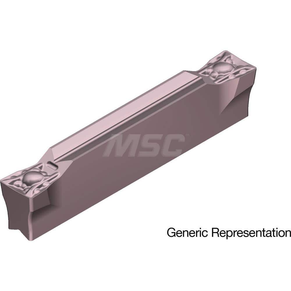 Grooving Insert: GCM8004ML AC520U, Solid Carbide Super ZX Finish, Neutral, 8 mm Cutting Width, 25 mm Max Depth, Series GND