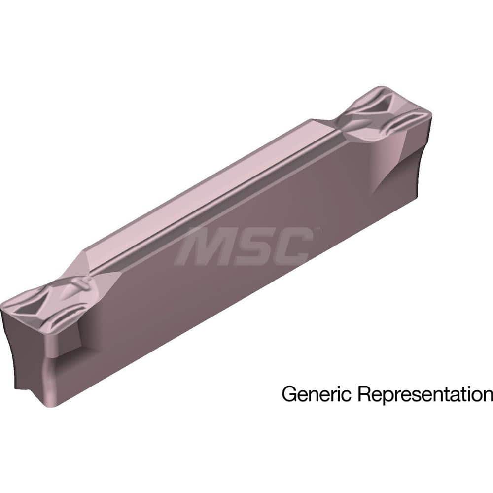 Grooving Insert: GCM6008MG AC520U, Solid Carbide Super ZX Finish, Neutral, 6 mm Cutting Width, 25 mm Max Depth, Series GND