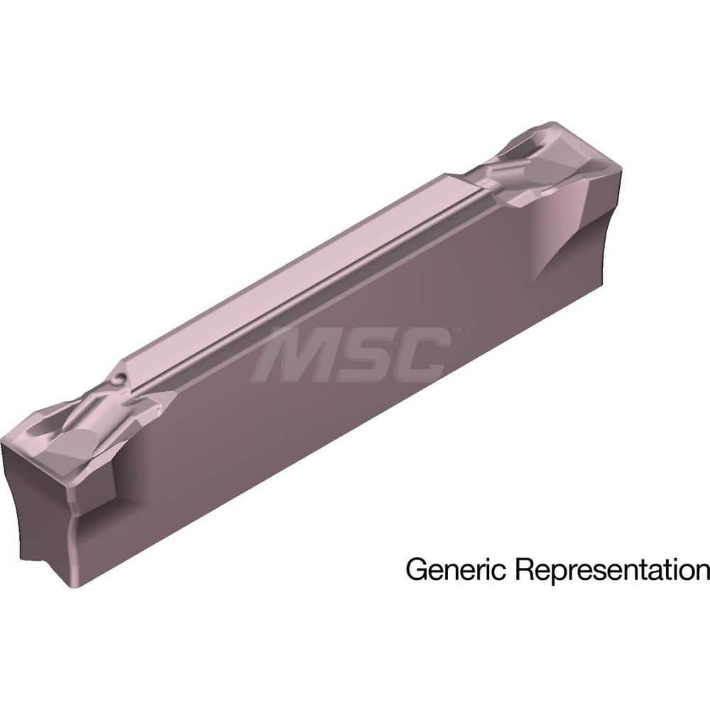 Grooving Insert: GCM4002CG AC520U, Solid Carbide Super ZX Finish, Left Hand, 4 mm Cutting Width, 25 mm Max Depth, Series GND