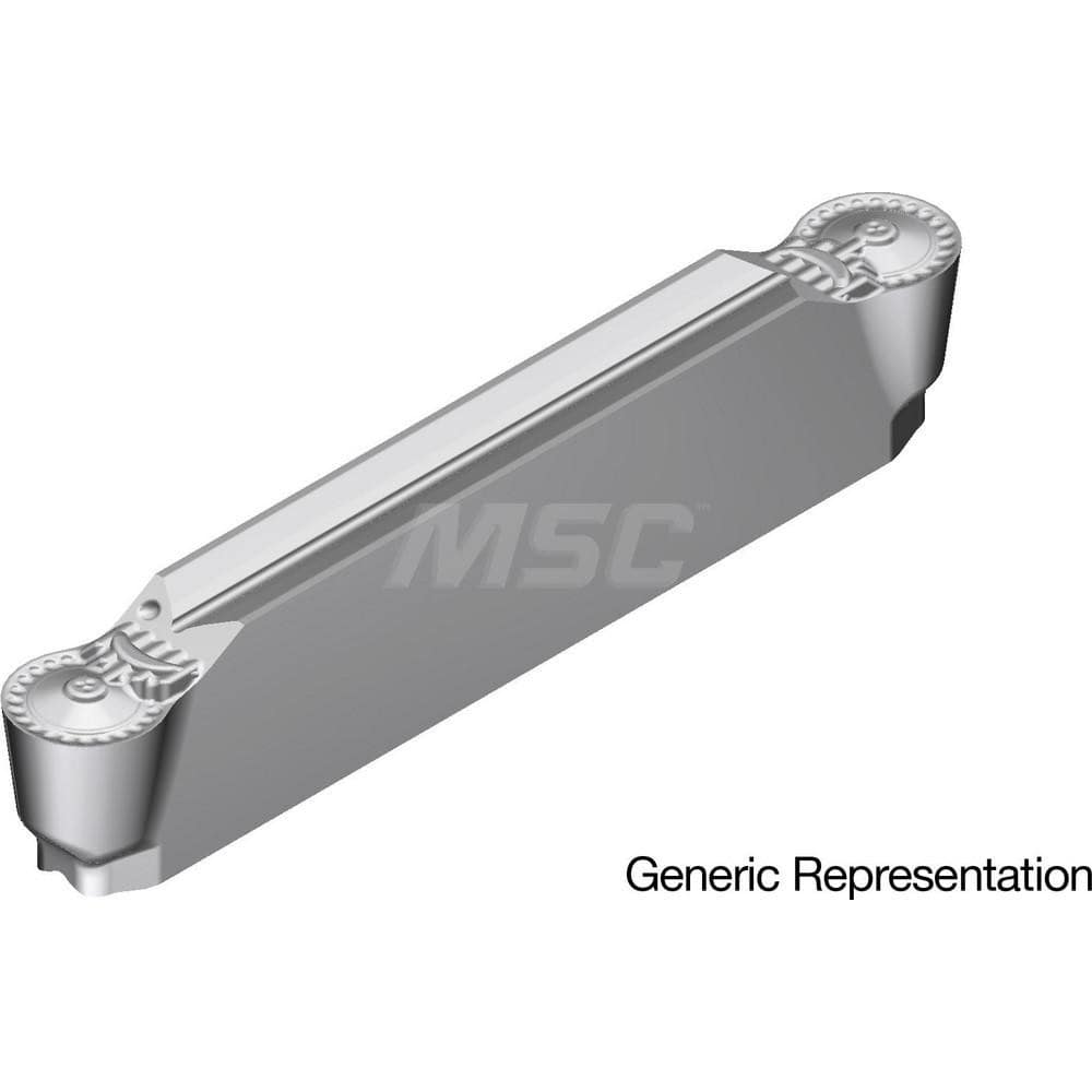Grooving Insert: GCM3015RN AC8035P, Solid Carbide Absotech Finish, Neutral, 3 mm Cutting Width, 20 mm Max Depth, Series GND