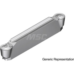 Grooving Insert: GCM3015RN AC8035P, Solid Carbide Absotech Finish, Neutral, 3 mm Cutting Width, 20 mm Max Depth, Series GND