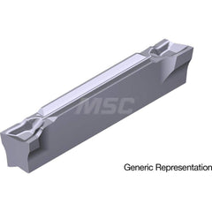 Grooving Insert: GCM30003CF AC5015S, Solid Carbide Absotech Finish, Right Hand, 3 mm Cutting Width, 20 mm Max Depth, Series GND